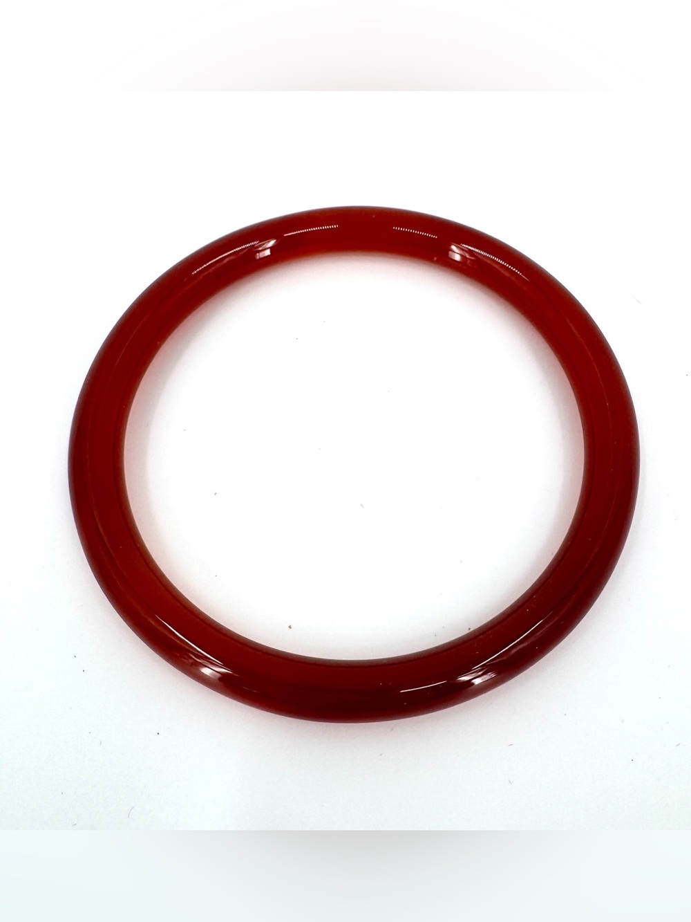 Vintage Carnelian Agate Bangle Bracelet
